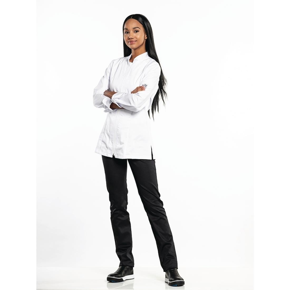 Veste de cuisine femme Chaud Devant Monza blanche - Taille XL