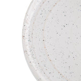 Assiettes plates rondes Olympia Cavolo blanc moucheté 180mm (lot de 6)
