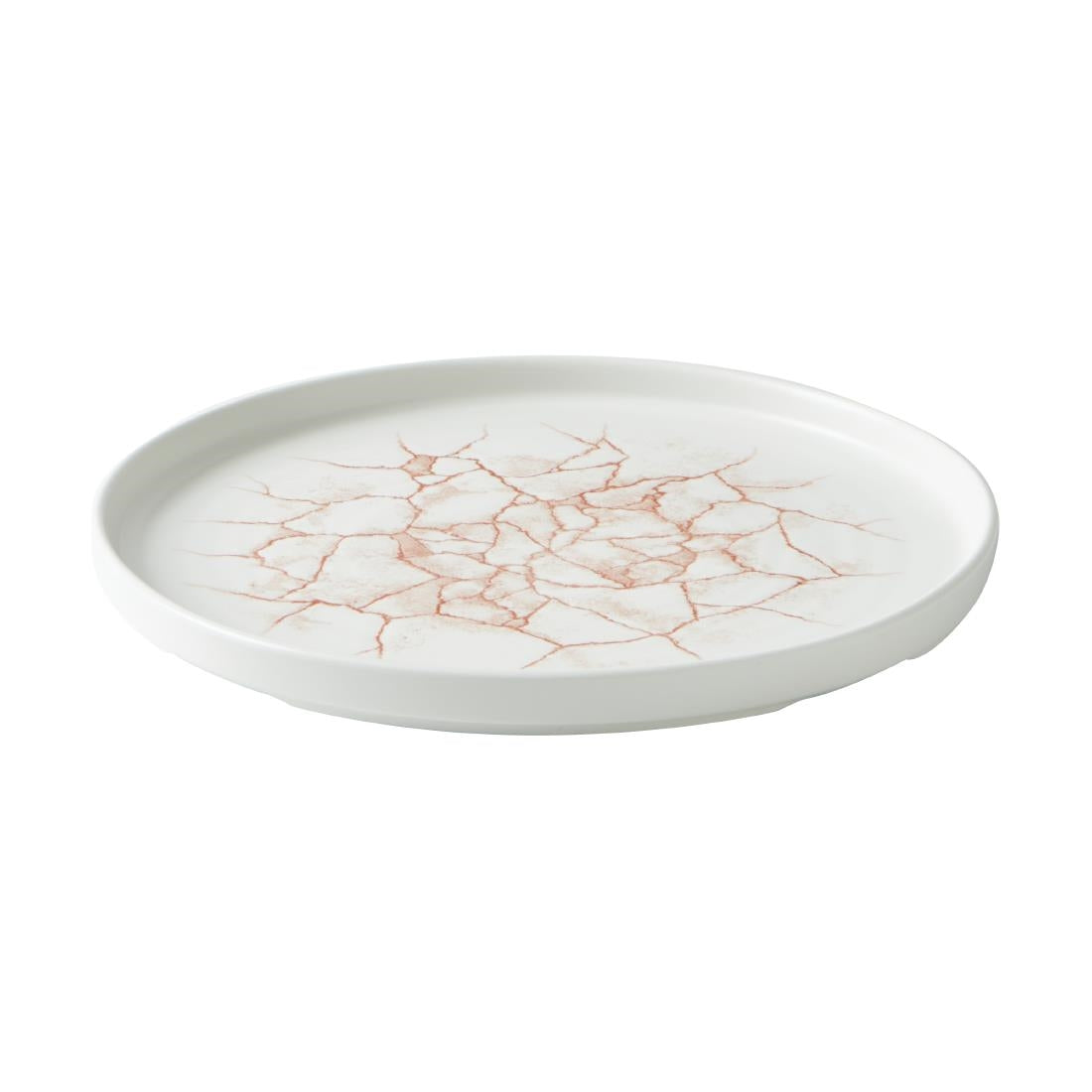 Assiettes avec rebord Churchill Studio Prints Kintsugi Coral 260mm (Lot de 6)