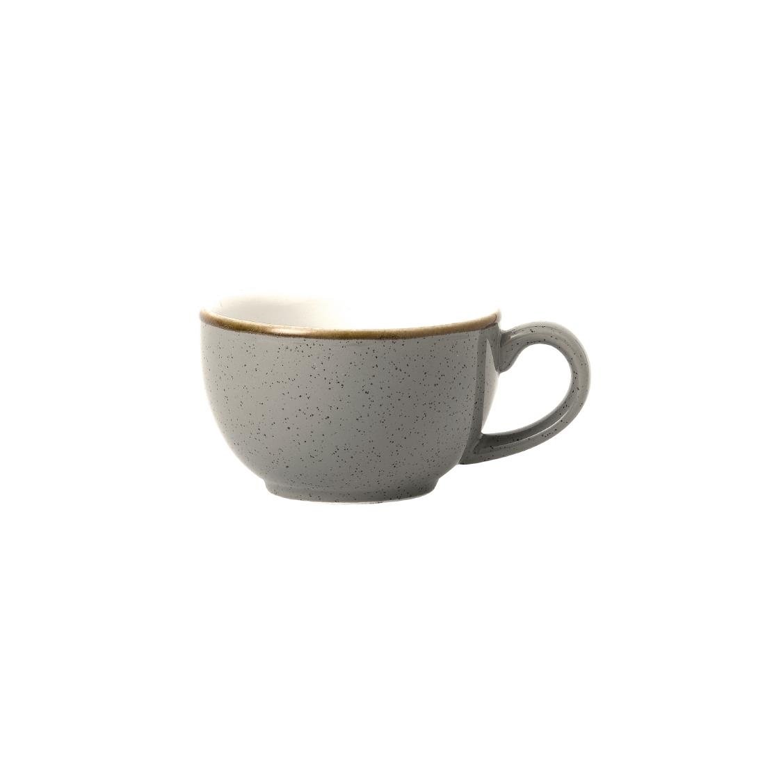 Tasses à cappuccino Churchill Stonecast Grey 170ml (Lot de 12)