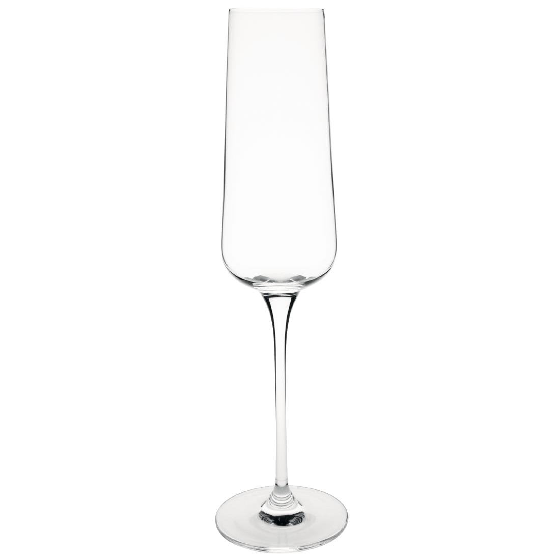 Flûtes à champagne angulaires Olympia Claro One Piece 270 ml (lot de 6) - NISBETS