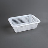 Passoire rectangulaire blanche Vogue 395 x 303mm - NISBETS