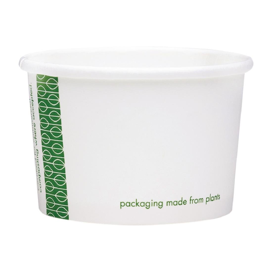 Pots pour aliments chauds compostables Vegware 110ml (Lot de 1000) - NISBETS