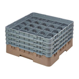 Casier à verres 36 compartiments Camrack Cambro beige hauteur max 174mm
