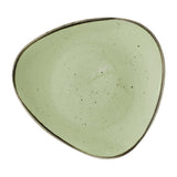 Assiettes triangulaires Churchill Stonecast Sage Green 229mm (Lot de 12)