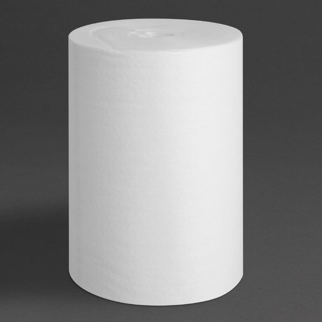 Chiffons de nettoyage compostables blancs Jantex Green (lot de 200)