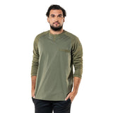 T-shirt mixte manches longues Chaud Devant Valente UFX vert - Taille L