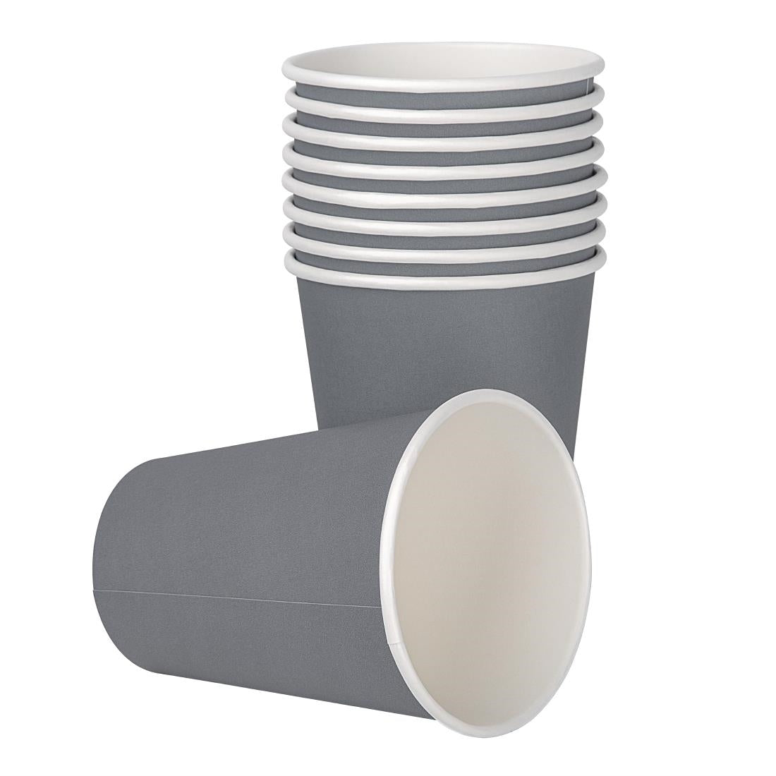 Gobelets simple paroi Fiesta Recyclable anthracite 340ml (lot de 1000) - NISBETS