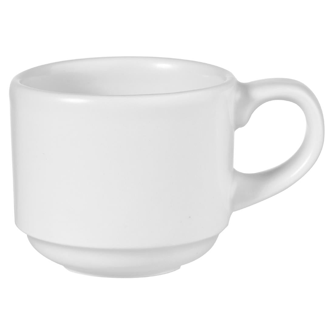 Tasses empilables Churchill White 85ml (Lot de 12)