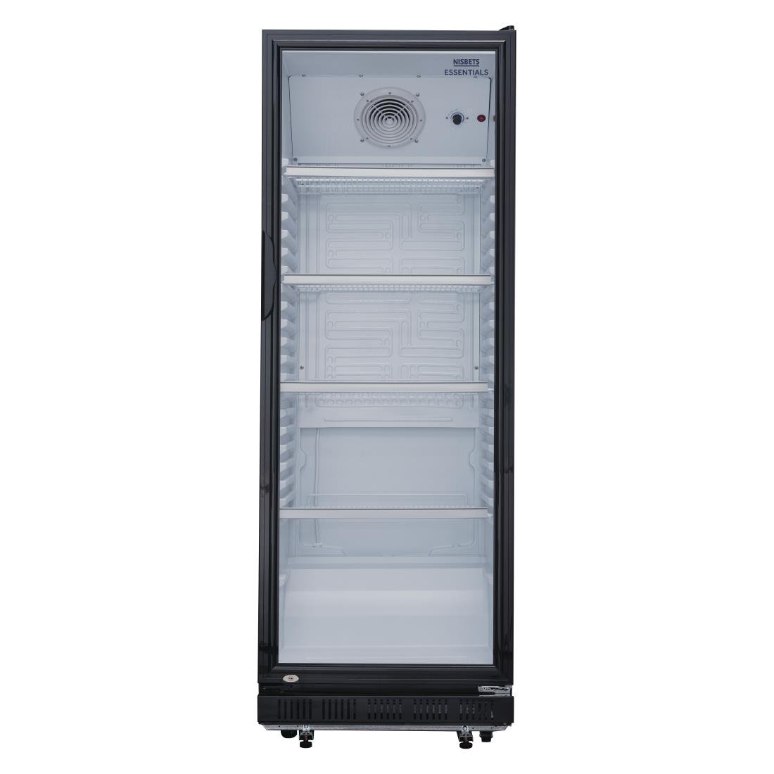 Vitrine réfrigérée verticale Nisbets Essentials noire 346L
