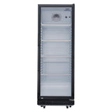 Vitrine réfrigérée verticale Nisbets Essentials noire 346L
