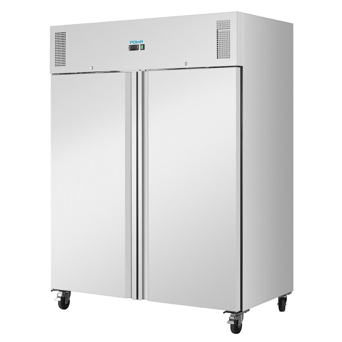 Armoire réfrigérée positive OU négative deux portes Polar série U 1300L - NISBETS