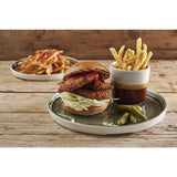 Assiettes avec rebord Churchill Stonecast Patina Green 210mm (Lot de 6)