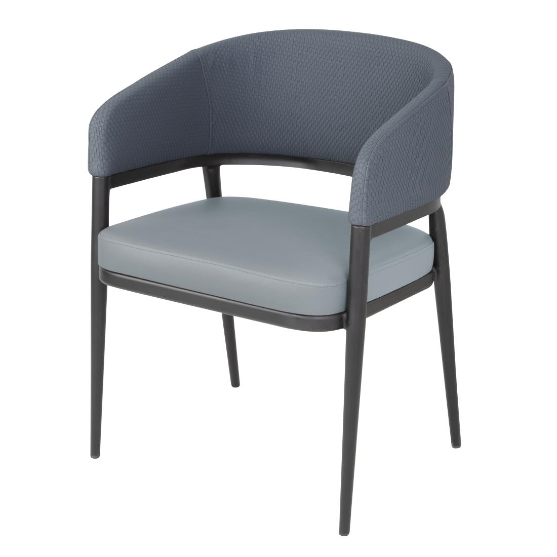Fauteuils d'intérieur Bolero Meridian bleus (lot de 2)