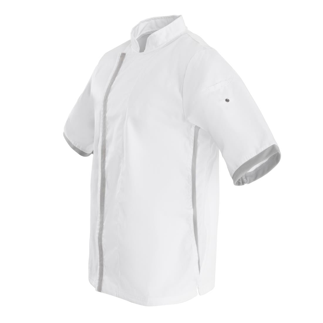 Veste de cuisine blanche à manches courtes Southside - NISBETS