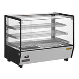 Vitrine chauffante de comptoir carrée Buffalo 160L