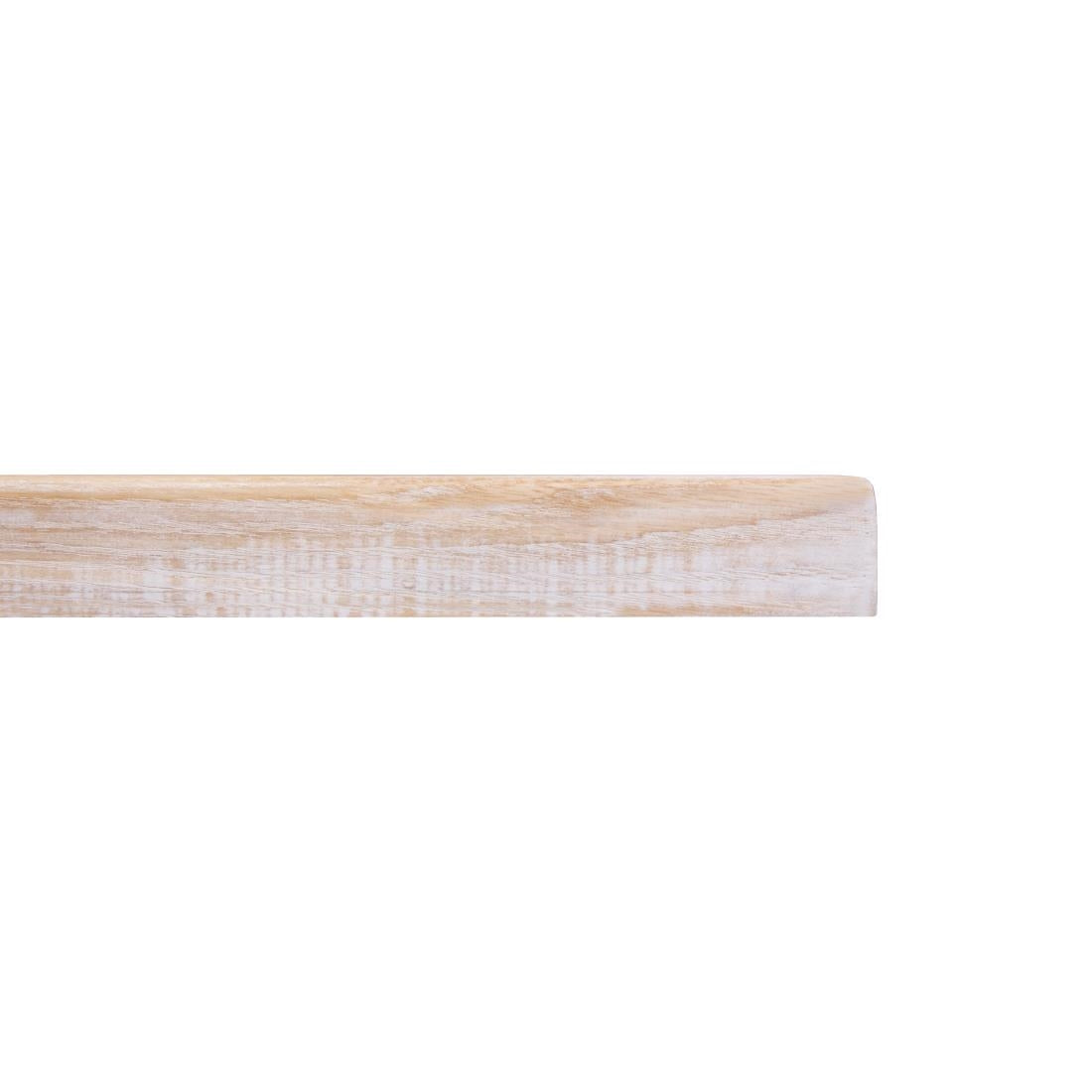 Plateau de table carré pré-percé vintage blanc Bolero 700mm - NISBETS