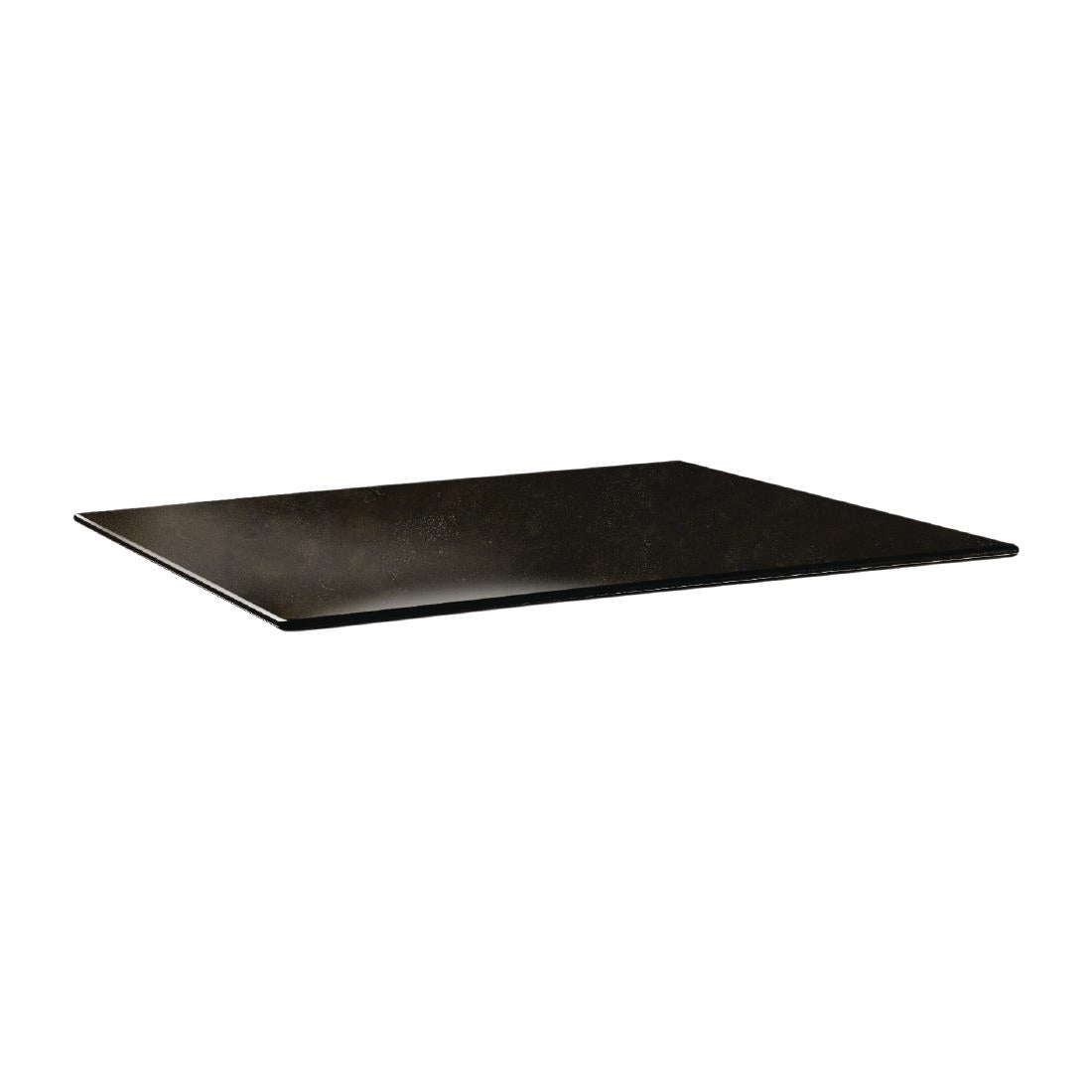 Plateau de table rectangulaire Topalit Smartline 120x80cm cyprus metal - NISBETS
