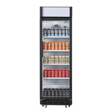 Vitrine positive avec bandeau lumineux Nisbets Essentials 346L
