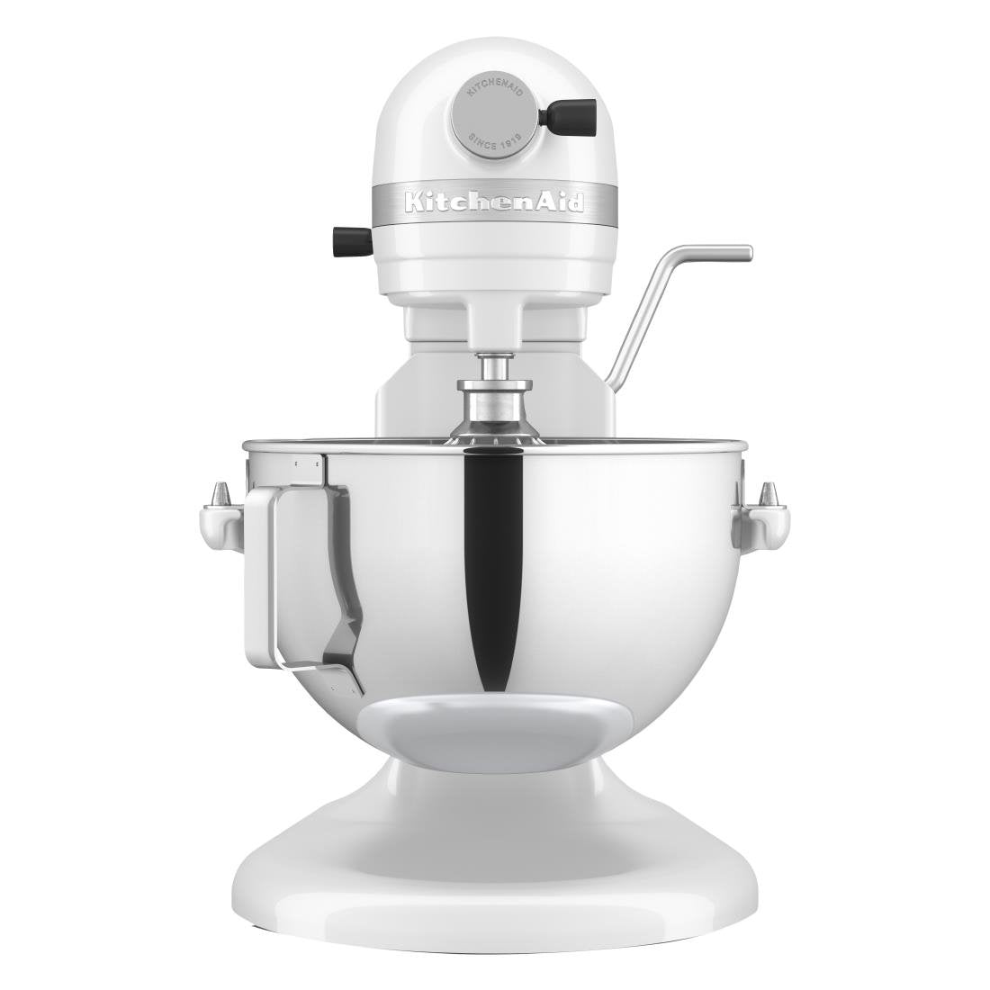 Robot pâtissier professionnel à bol relevable KitchenAid 5,2 L blanc - NISBETS