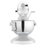 Robot pâtissier professionnel à bol relevable KitchenAid 5,2 L blanc - NISBETS