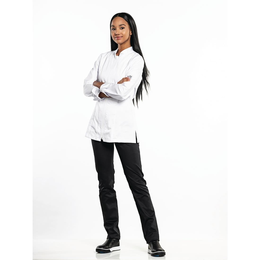 Veste de cuisine femme Chaud Devant Monza blanche XS