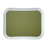 Plateau en polyester Century Fun Cambro Versa Lite 430mm vert sauge - NISBETS