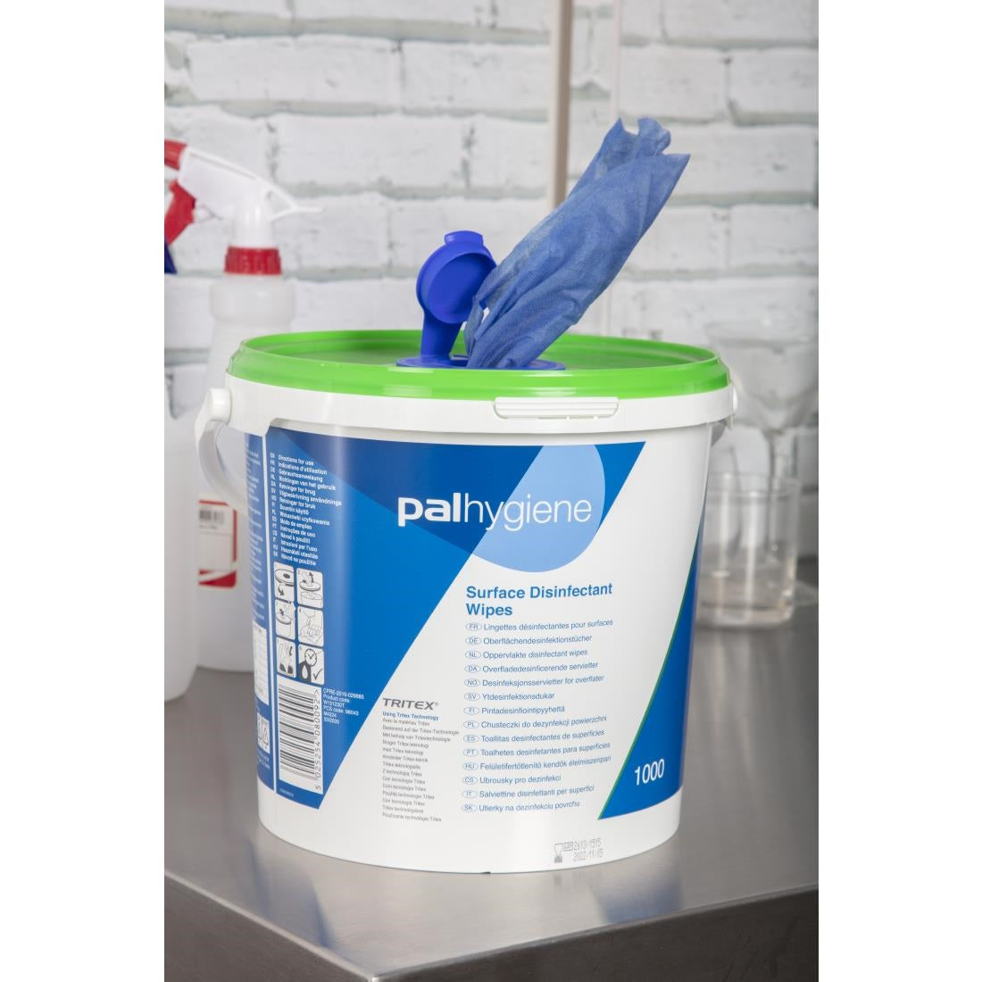 Lingettes désinfectantes Pal x1000 (Lot de 1000) - NISBETS