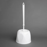 Ensemble brosse WC ronde et support Nisbets Essentials blanc