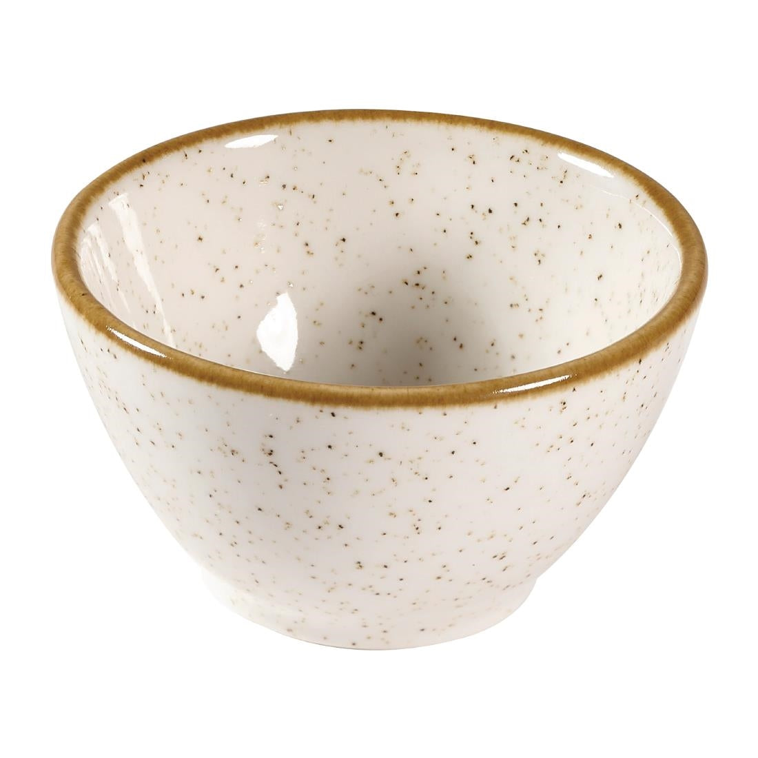 Pots à sauce Churchill Stonecast Barley White 110ml (Lot de 12)