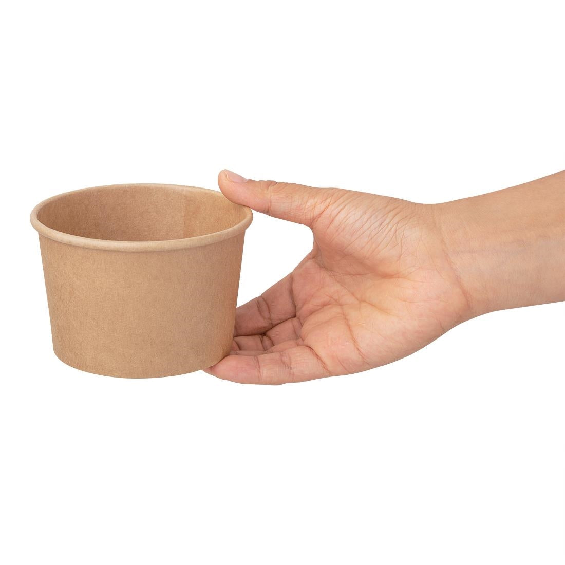 Pots à soupe compostables en PLA Fiesta Compostable 98 mm 230ml (lot de 500) - NISBETS