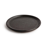 Assiettes plates noir mat Olympia Canvas 18 cm  (Lot de 6) - NISBETS
