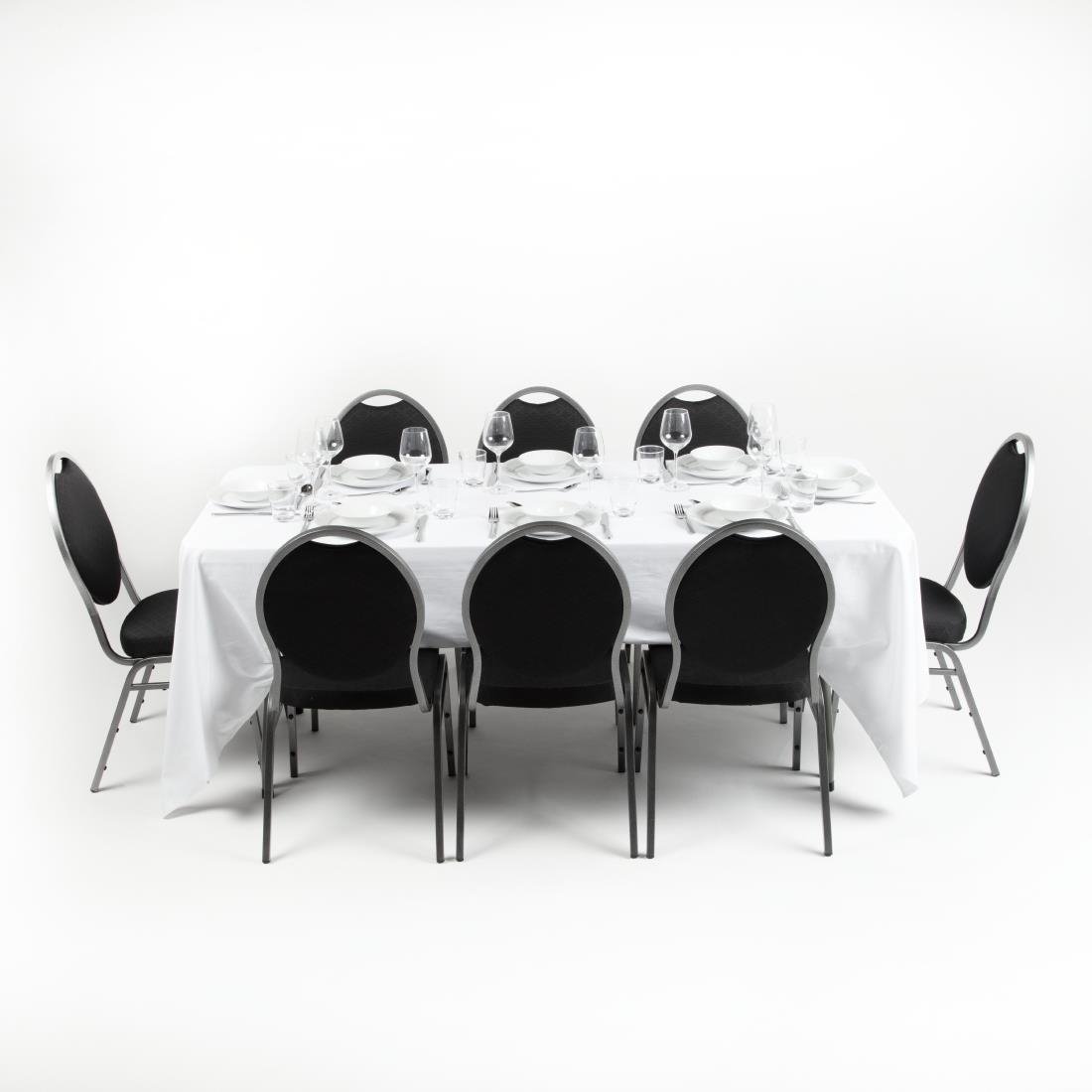 Table pliante rectangulaire Bolero blanche 1,8m - NISBETS
