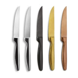 Couteaux à steak Comas Boj gris acier satiné (Boîte de 6) - NISBETS