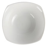 Bols carrés à bords ondulés blancs Olympia 220mm (Lot de 12) - NISBETS