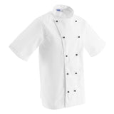 Veste de cuisine mixte Whites Chicago manches courtes blanche - NISBETS