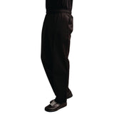 Pantalon de cuisine mixte traité au Teflon Easyfit noir - NISBETS