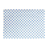 Papier d'emballage burger Fiesta Compostable points bleus 250x350 (lot de 200)
