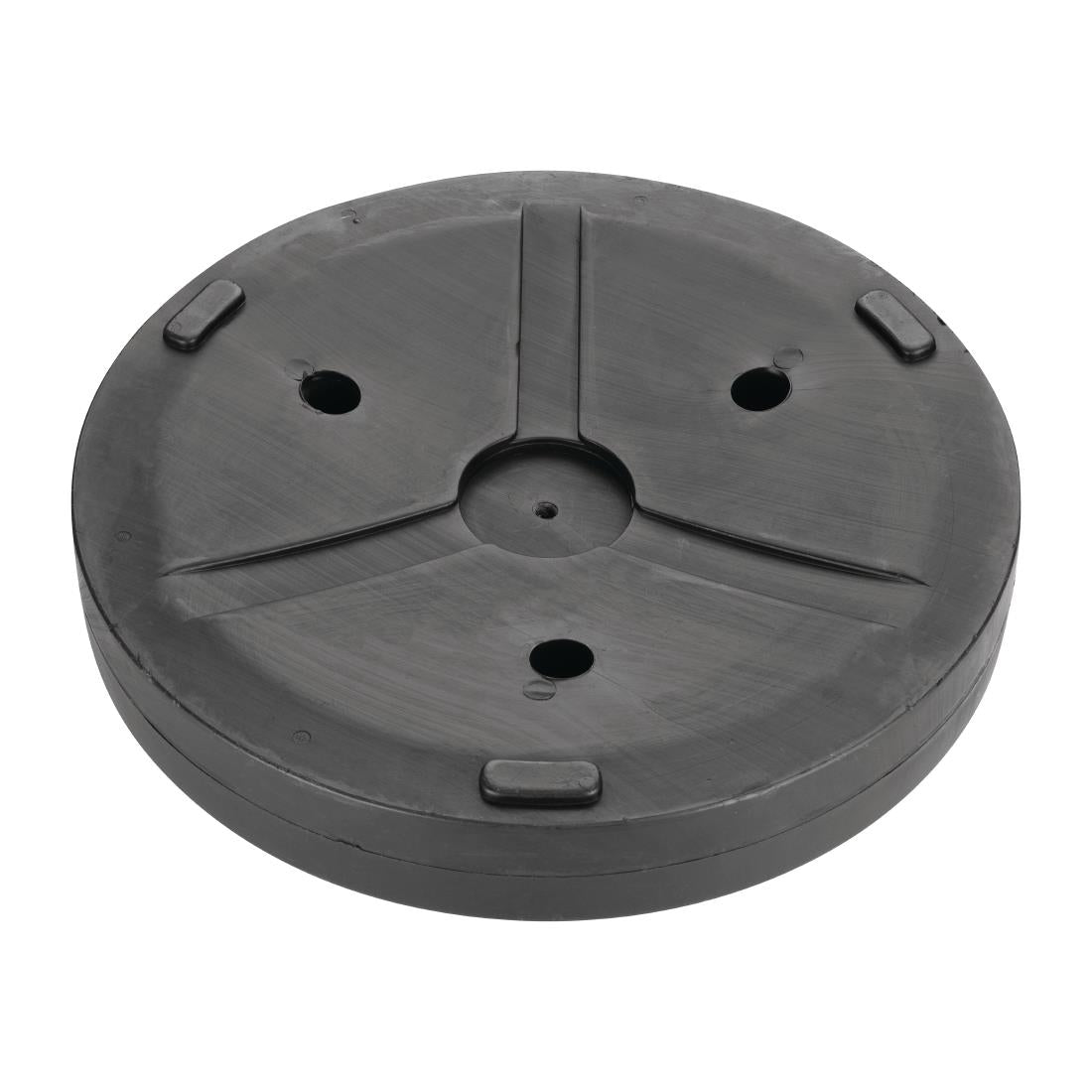 Pied de parasol en béton noir Bolero avec adaptateur 48/38mm - NISBETS