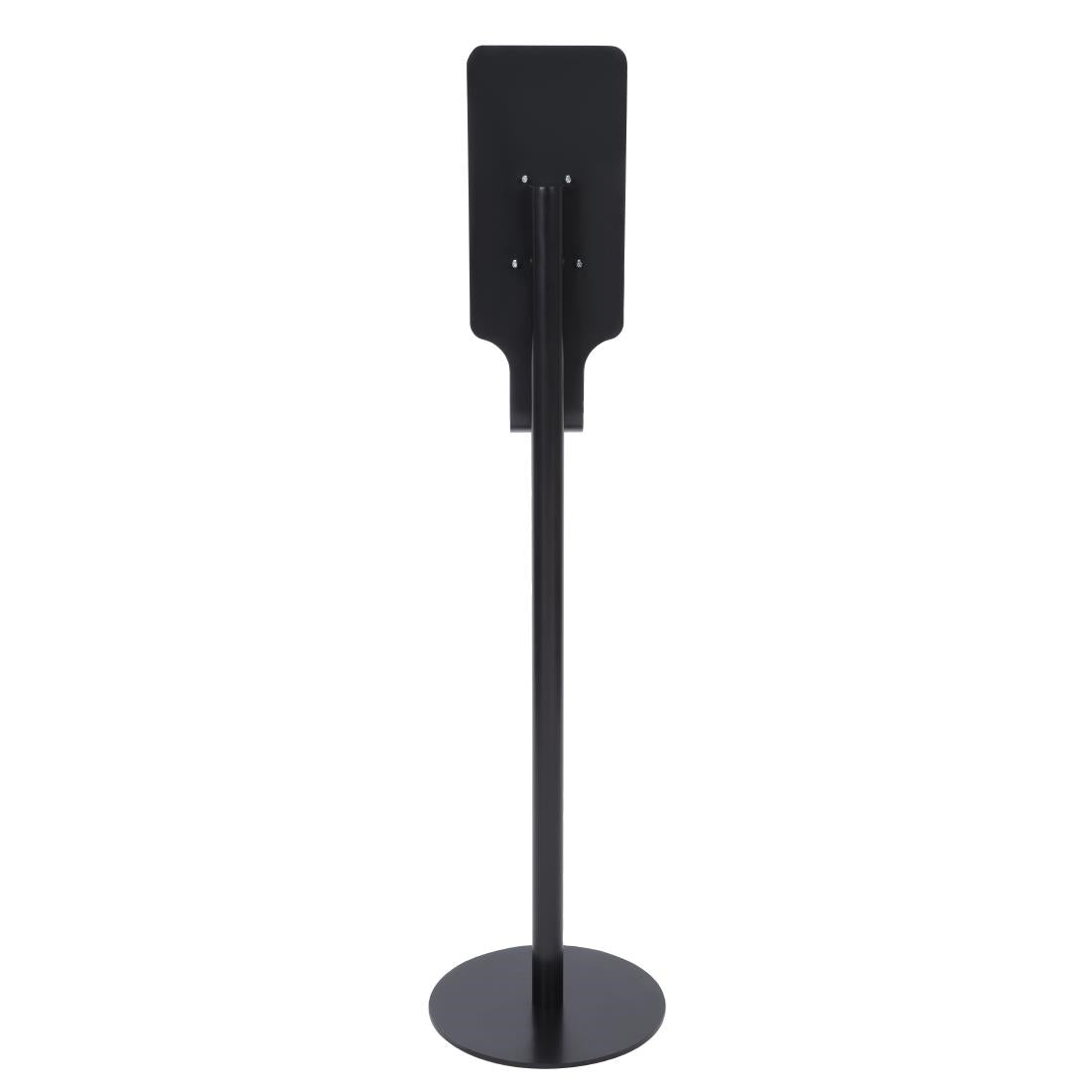 Borne d hygiène noire avec support AutoFoam Rubbermaid - NISBETS
