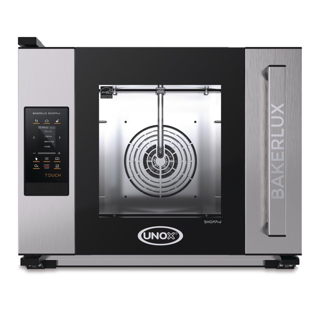 Four à convection avec humidificateur Unox Bakerlux SHOP Pro Arianna Touch 4 plaques 460 x 330mm