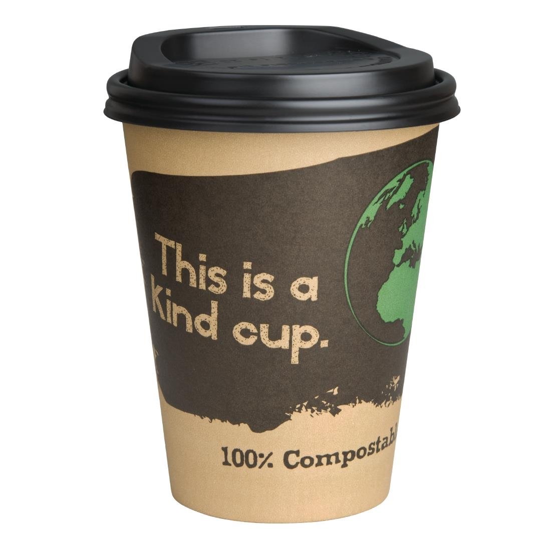 Gobelets boissons chaudes PLA simple paroi compostables 34 cl Fiesta Compostable (lot de 50) - NISBETS