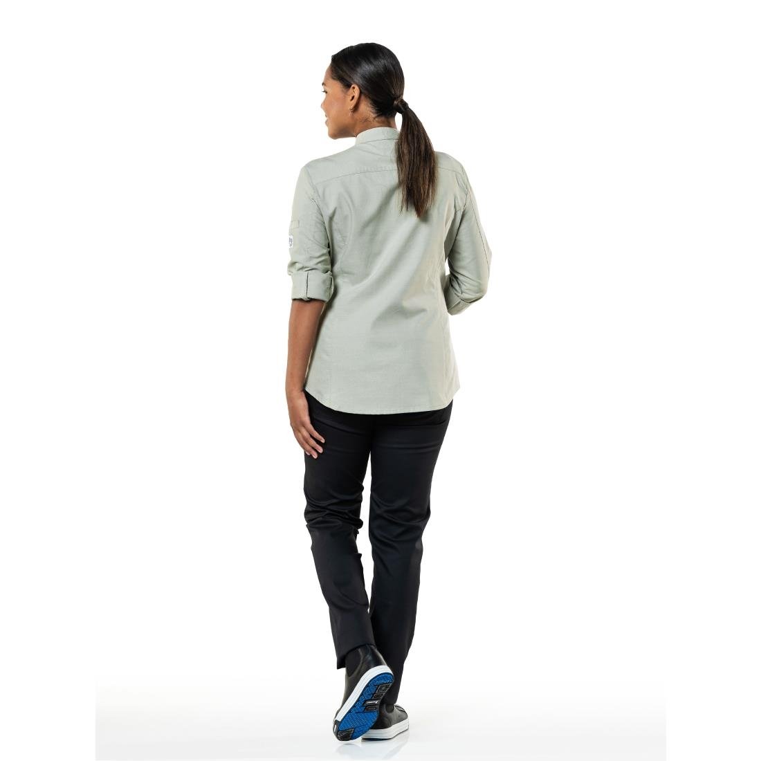Veste de cuisine femme verte Chaud Devant Nordic - Taille S