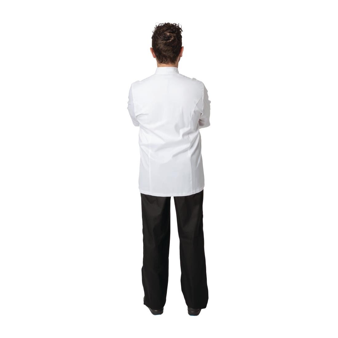 Veste de cuisine mixte Chef Works Executive Capri blanche EU56 - NISBETS