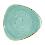 Assiettes triangulaires Churchill Stonecast Mint 229mm (Lot de 12)