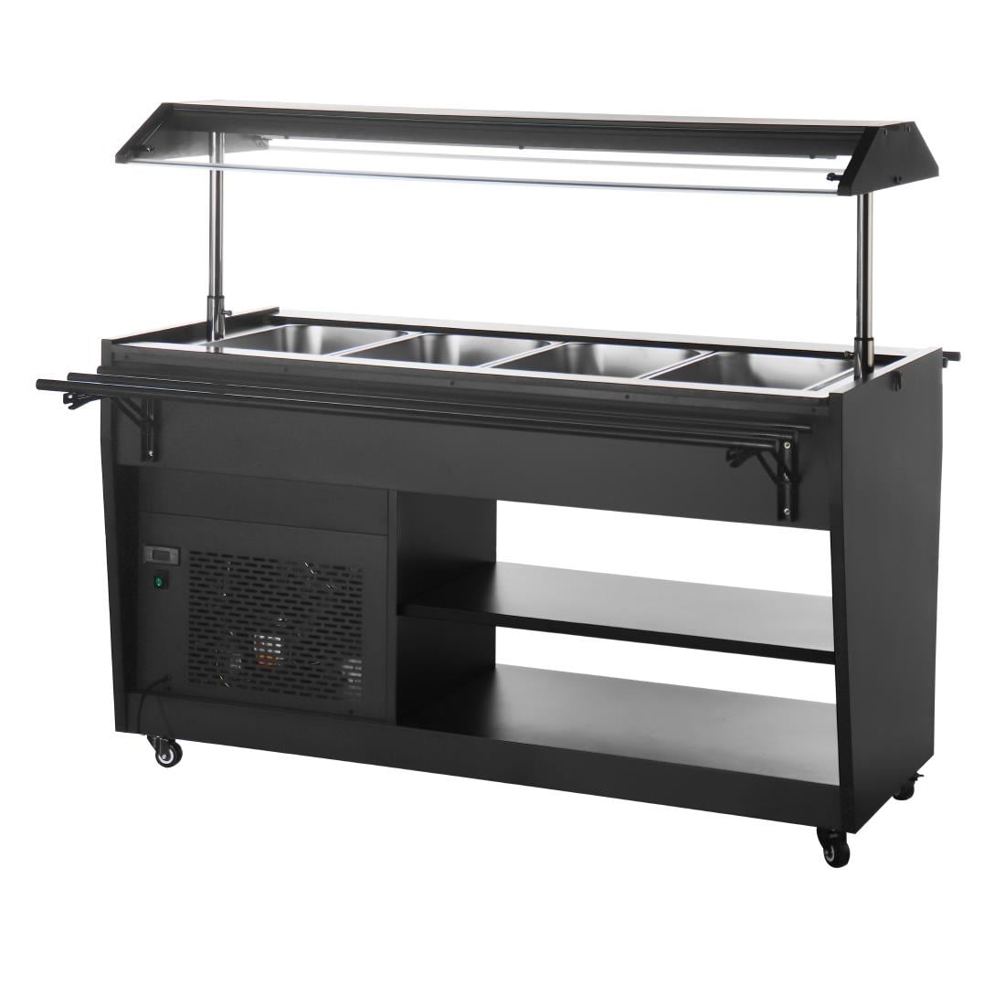 Buffet réfrigéré Polar série G noir - NISBETS