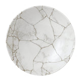 Assiettes coupe ronde Studio Prints Kintsugi Agate Grey 182mm (Lot de 12)