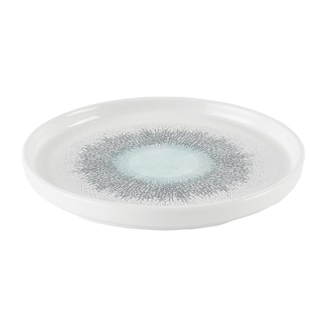 Assiettes avec rebord Churchill Studio Prints Fusion Aquamarine 210mm (Lot de 6)