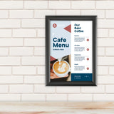 Cadre clipsable Europel A4 25mm noir