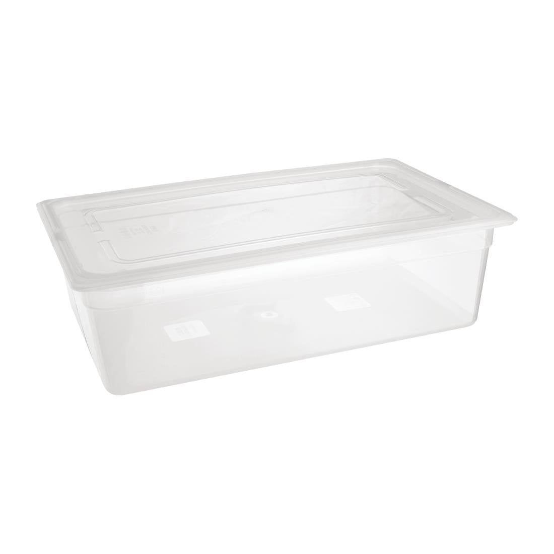 Bac en polypropylène GN 1/1 sans couvercle Nisbets Essentials 150mm